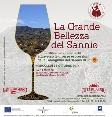 LA GRANDE BELLEZZA DEL SANNIO A NAPOLI CITTA' DEL GUSTO 